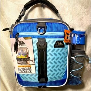 PRO HIGH PERFORMANCE 8-PIECE EXPANDABLE LUNCH PACK w/WATER BOTTLE